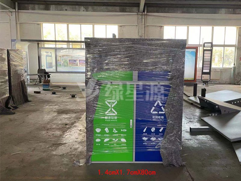 山東分（fèn）類垃圾箱發（fā）貨案例配圖一