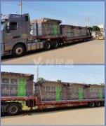 江苏万城智能科技浙（zhè）江老客户新定一（yī）批垃圾箱发货（huò）